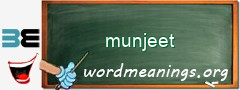 WordMeaning blackboard for munjeet